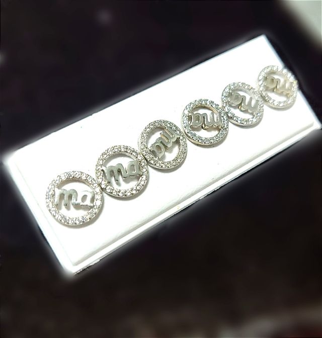 Pendientes PLATA mamá