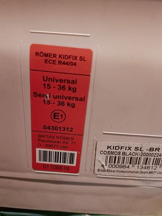 silla coche Britax Römer