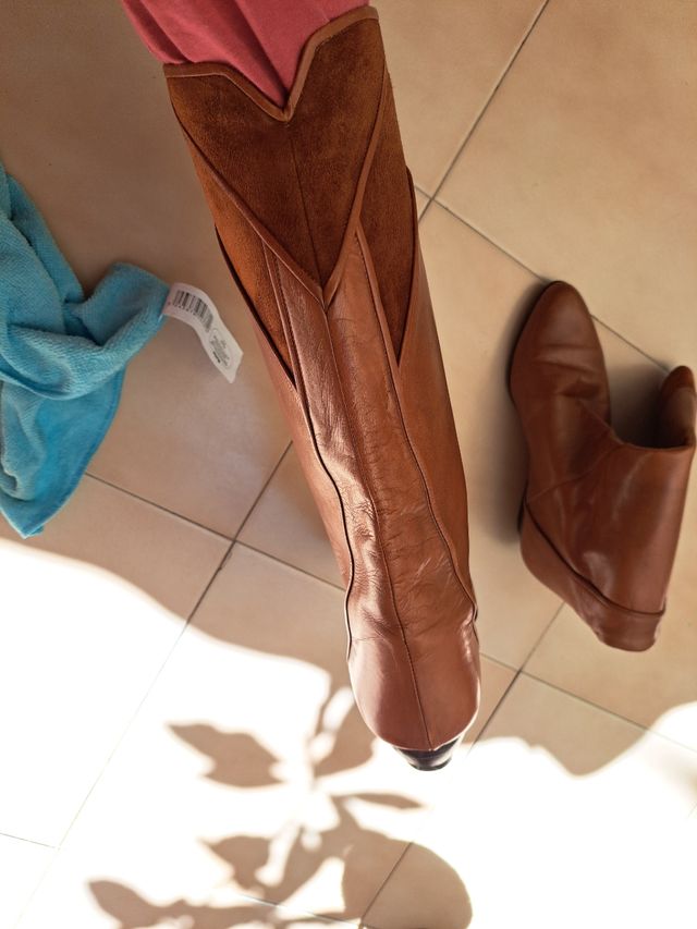 Botas de piel genuina  para entretiempo.38
