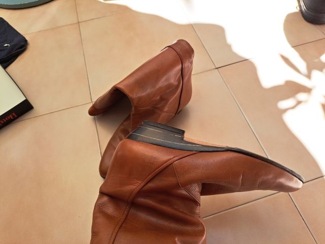 Botas de piel genuina  para entretiempo.38
