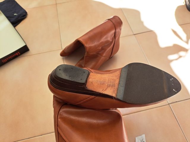 Botas de piel genuina  para entretiempo.38