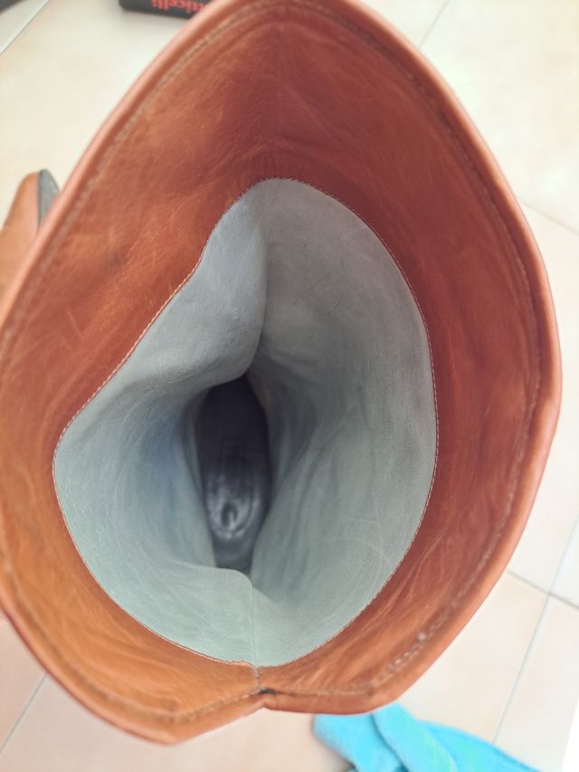 Botas de piel genuina  para entretiempo.38