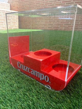  OFERTA Expositor de botellas Cruzcampo 