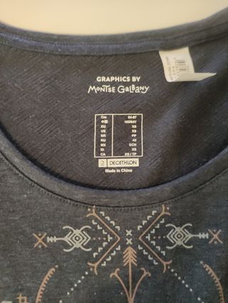 Camiseta decathlon XS