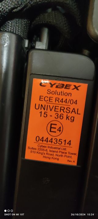 Silla de coche grupo 2/3
