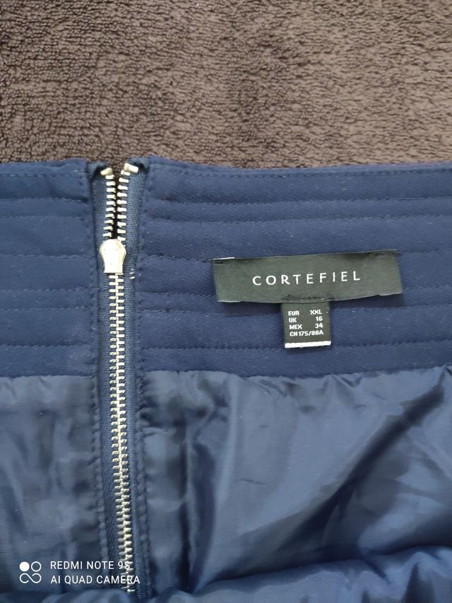 Falda tejido tweed.Cortefiel