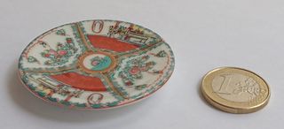 Plato Porcelana China Colección Antiguo Vintage