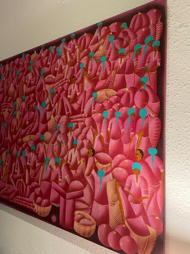 Lienzo estilo africano