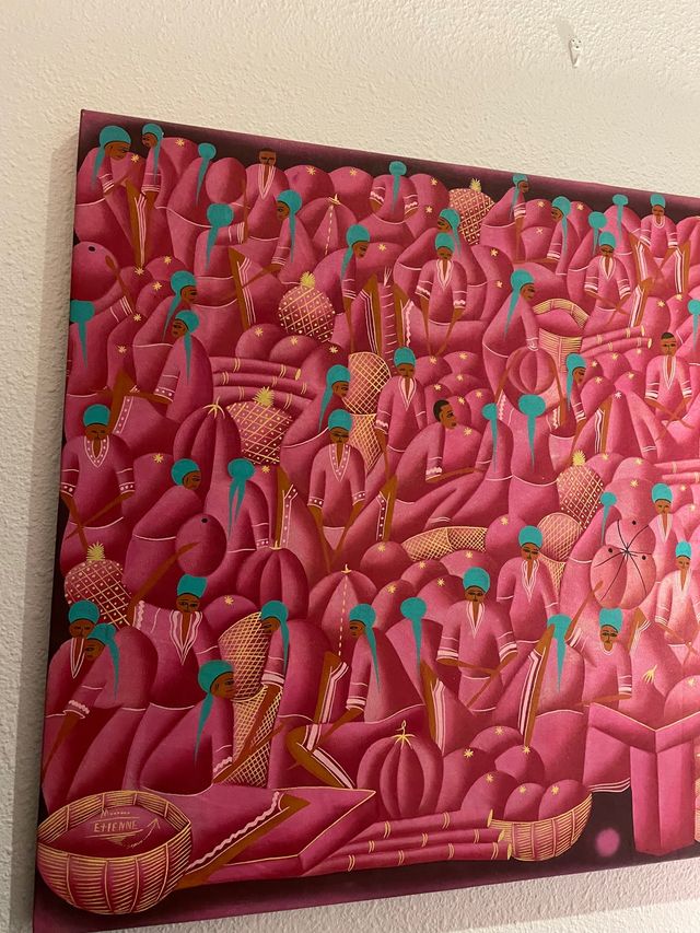 Lienzo estilo africano