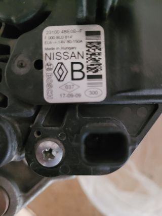 Alternador Nissan Qashqai J11