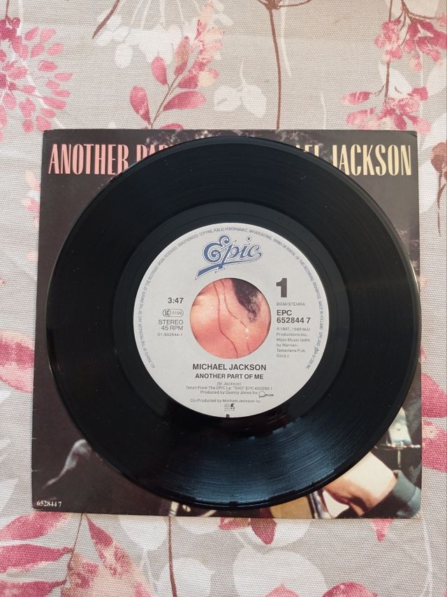 Disco vinile 45 giri Michael Jackson 
