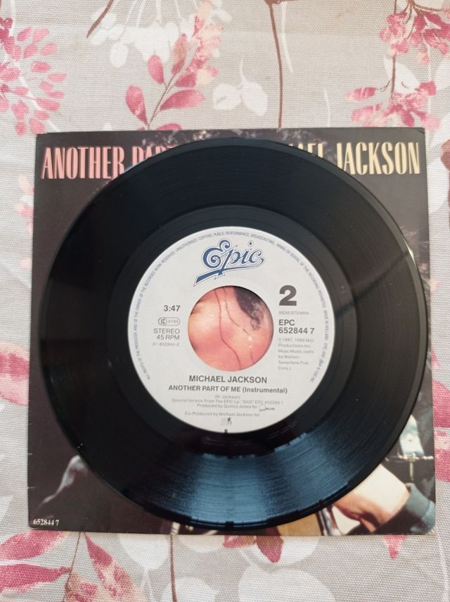 Disco vinile 45 giri Michael Jackson 