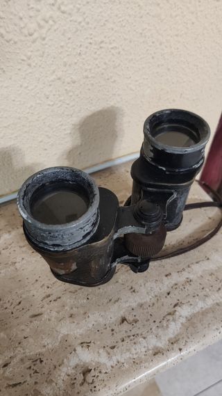 ANTIGUOS PRISMÁTICOS MILITARES LUMINOR. DECORACIÓN