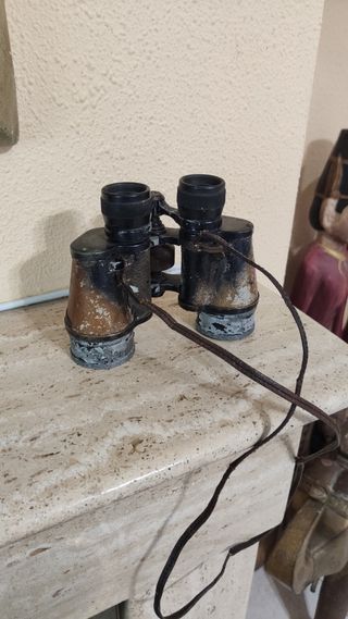 ANTIGUOS PRISMÁTICOS MILITARES LUMINOR. DECORACIÓN