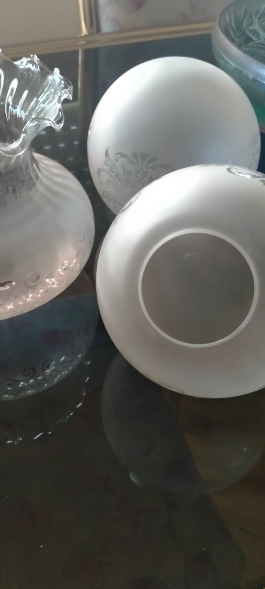 1Tulipa y 2 globos de cristal