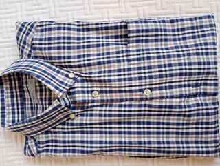 camisa cuadros manga larga