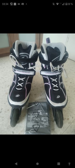 Patínes rollerblade sirio comp y todos completos 