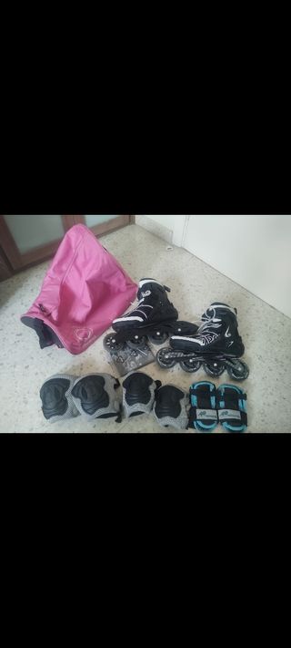 Patínes rollerblade sirio comp y todos completos 