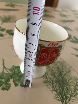 Taza y plato porcelana San Petersburgo