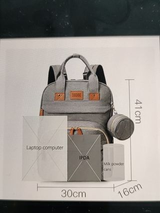 mochila porta biberones