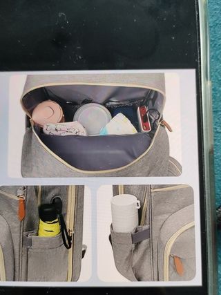 mochila porta biberones