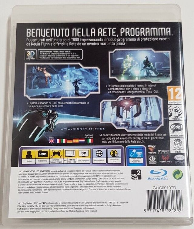 Gioco Tron Evolution per PS3 Playstation