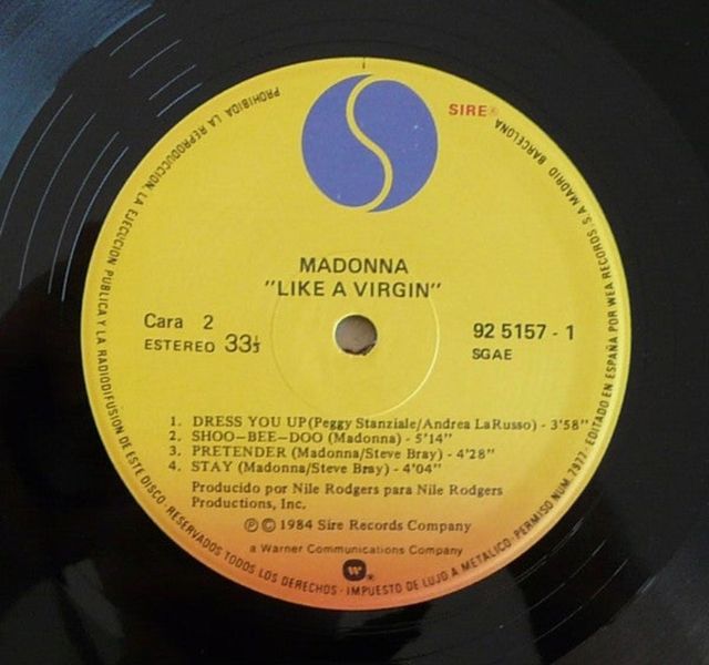 2 Vinilos Lp Madonna. 15 euros la unidad