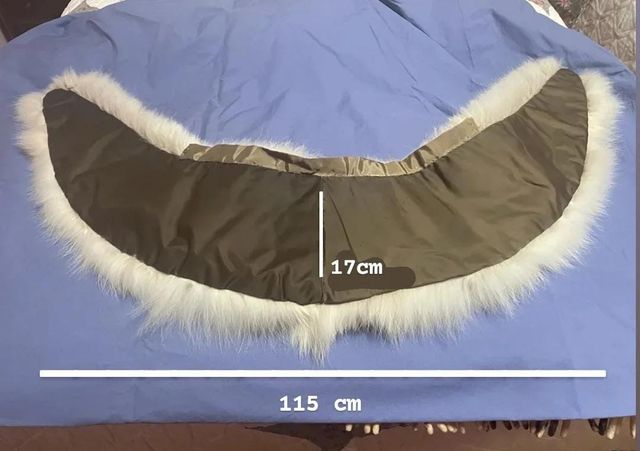 Precioso cuello de piel de zorro