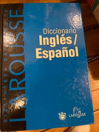 Diccionario inglés/español