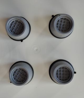 Pés de borracha para máquina de lavar
