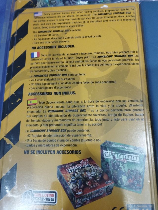 Zombicide Storage box. Blue.