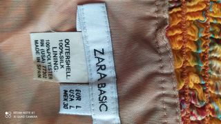 Blusa de Zara de seda 