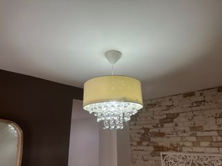 OFERTA! Lampara de diseño, color Blanco roto.