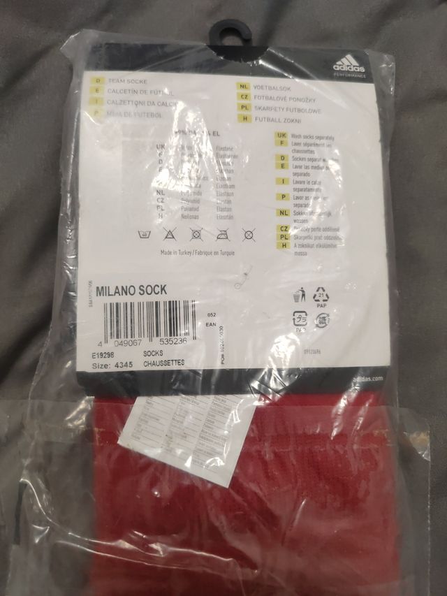 Medias de fútbol Adidas Rojas