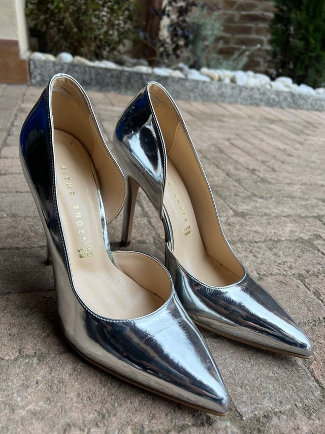 Décolleté argento Ritmo Shoes