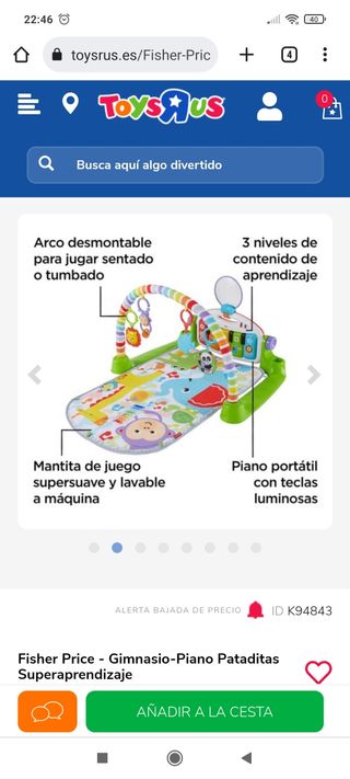 piano pataditas de Fisher price