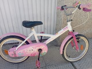 Bicicleta b'twin decathlon 16 pulgadas niña