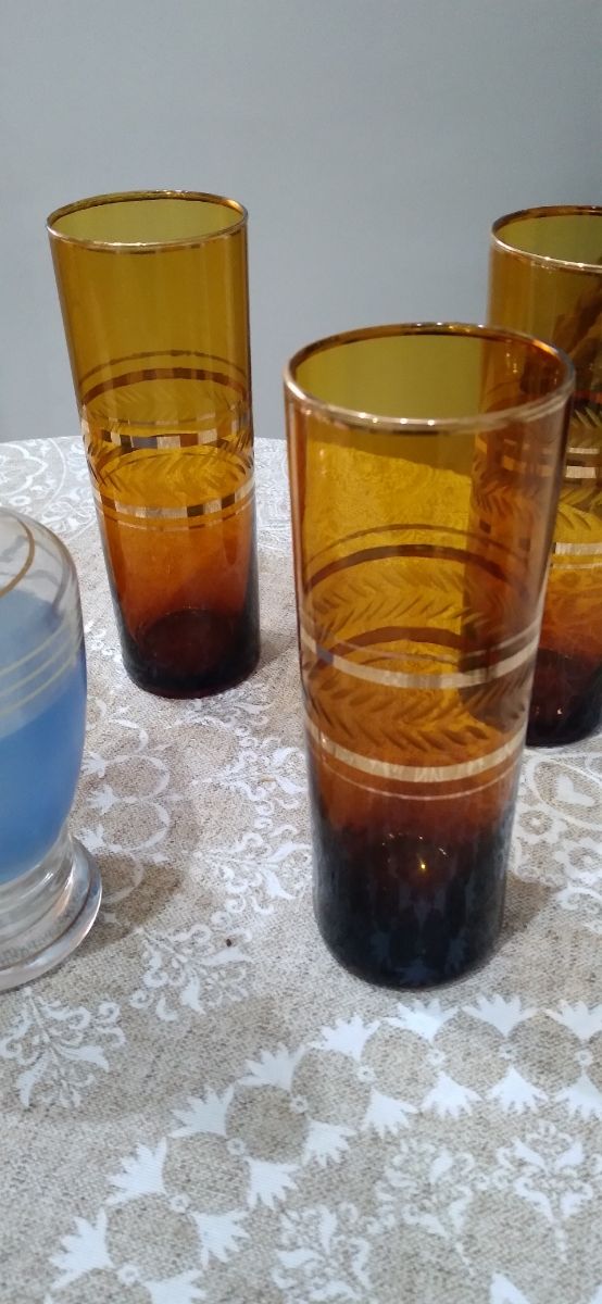 vasos + licorera