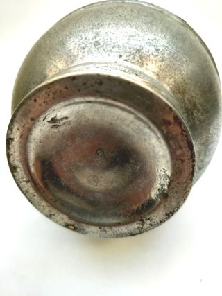 Jarra italiana estañada con tapa