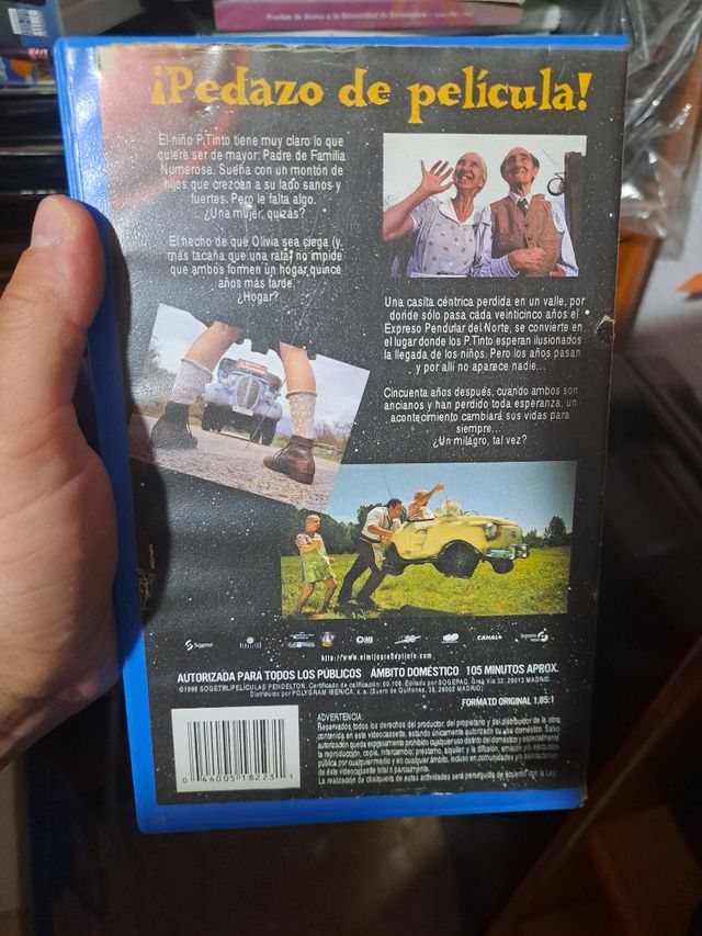 El milagro de P. Tinto VHS. 8 millas y Asesinos.