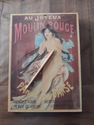 Cuadro au joyeux Moulin Rouge decoración