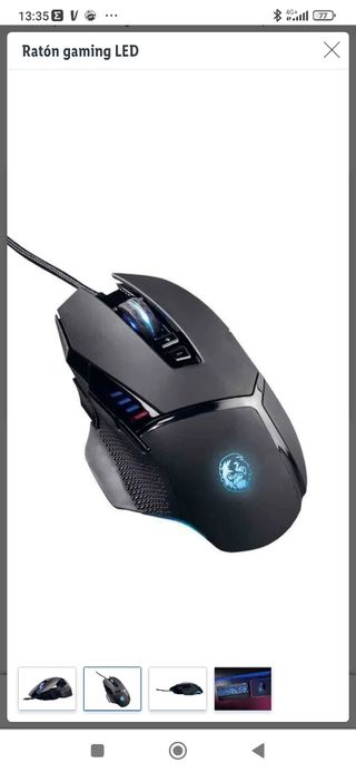 ratón gaming Led SilverCrest