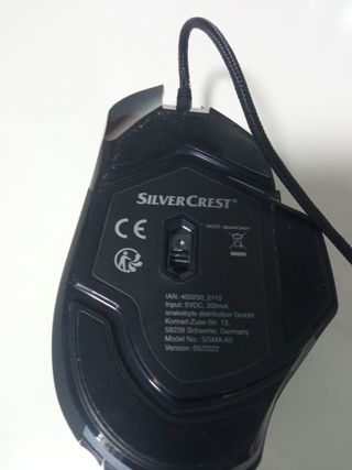 ratón gaming Led SilverCrest