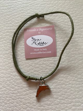 Bracciale unisex TU regolabile Colibrì