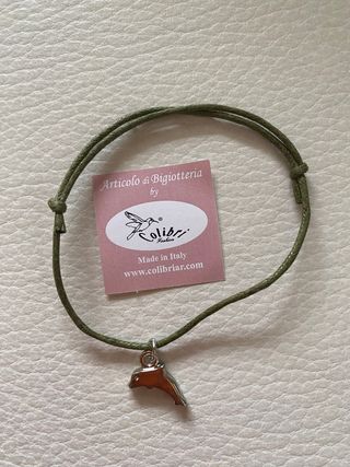 Bracciale unisex TU regolabile Colibrì