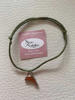 Bracciale unisex TU regolabile Colibrì