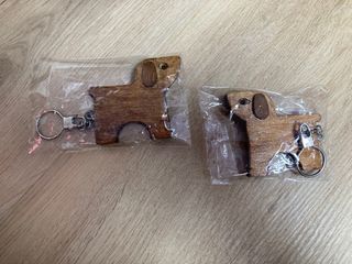 Pack llaveros mascotas. Perfil solidario