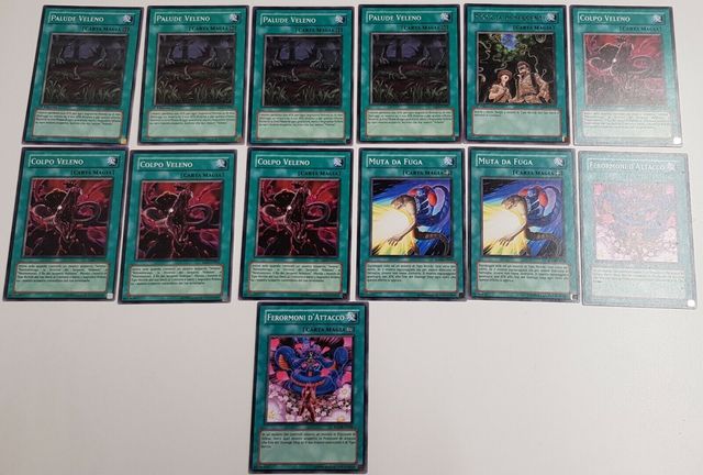 Yu-Gi-Oh! Lotto 47 Carte Rettile Serpente Veleno