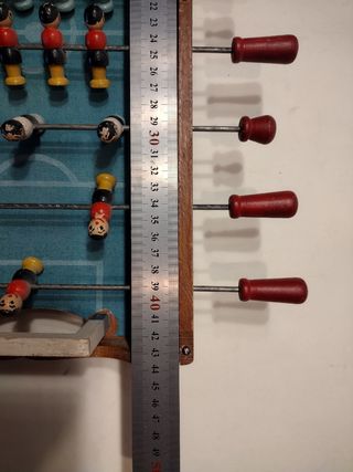 futbolín juguete antiguo