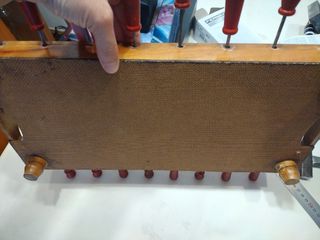 futbolín juguete antiguo